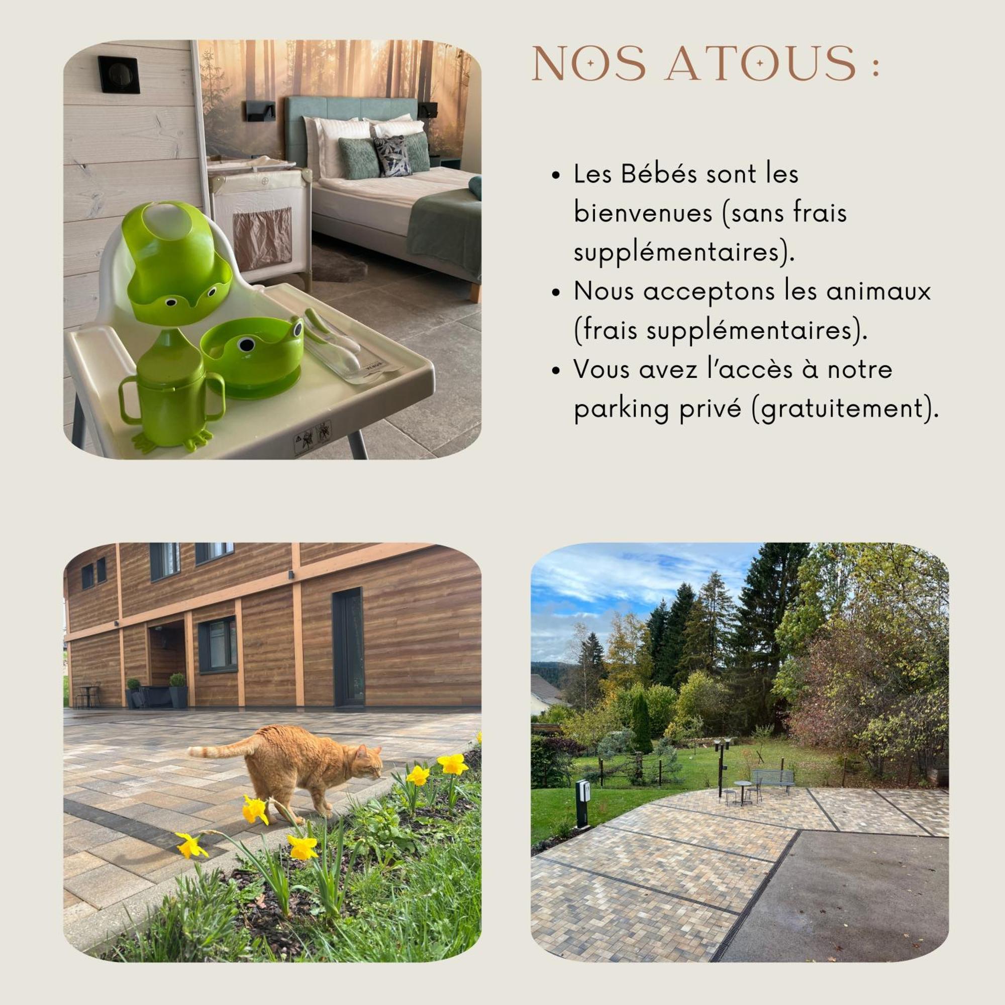 Notre Chalet - Boutique Hotel - En Couple - En Famille - En Groupe Les Fourgs Exterior photo